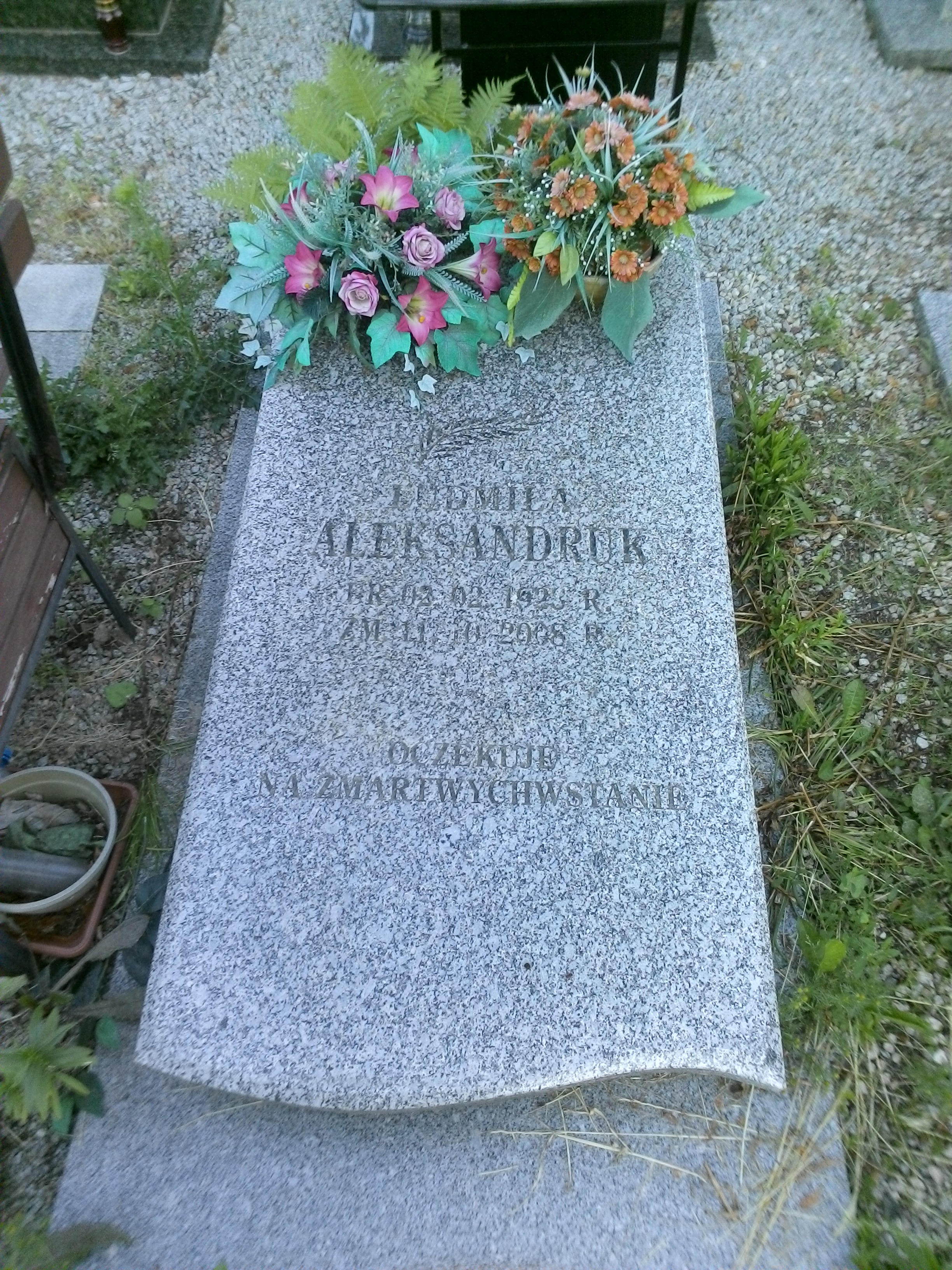 Grób Ludmiła Aleksandruk