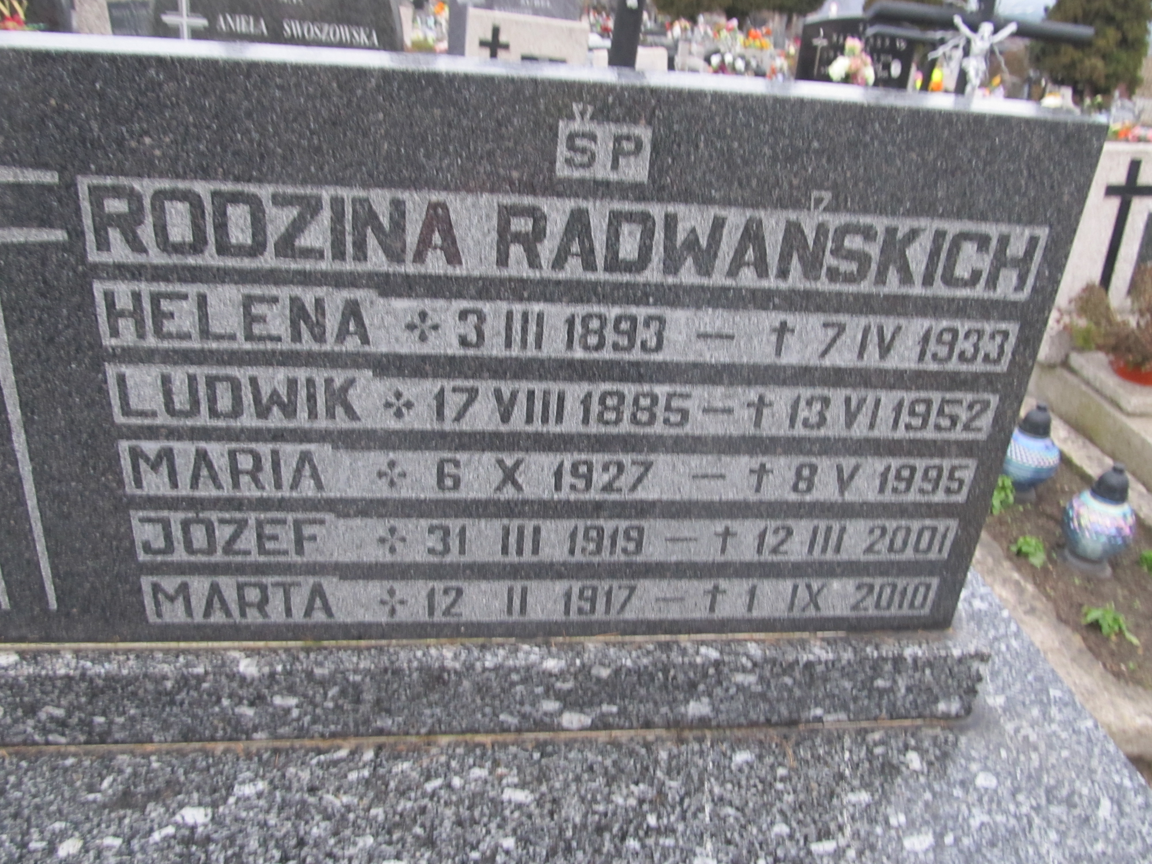 Grób Maria Radwańska