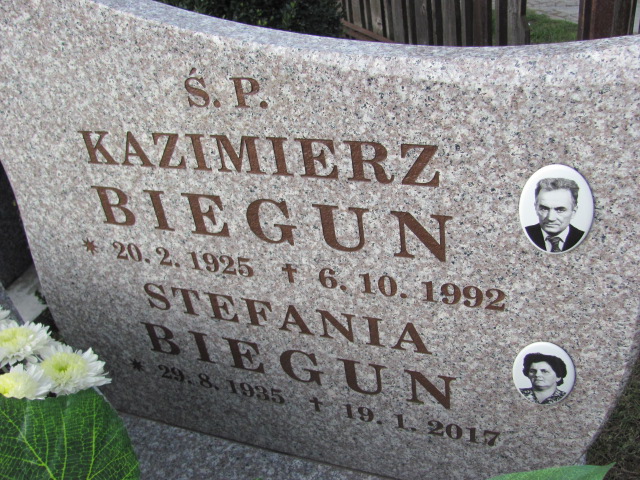 Grób Kazimierz Biegun