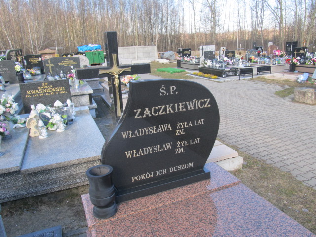 Grób Władysława Zaczkiewicz