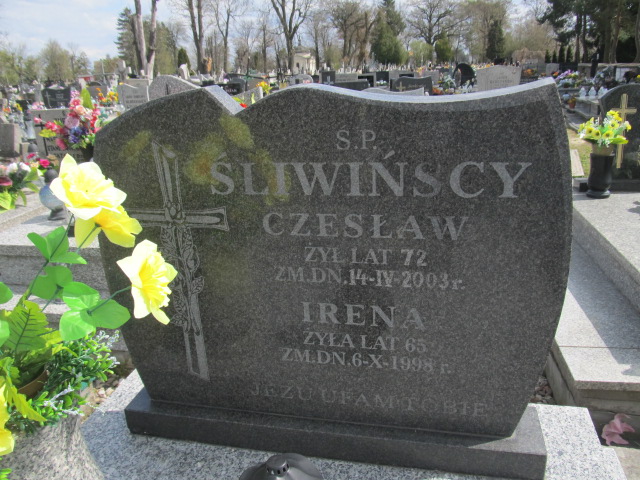 Grób Irena Śliwińska