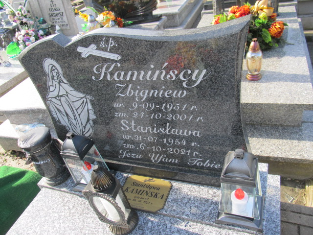 Grób Stanisława Kamińska