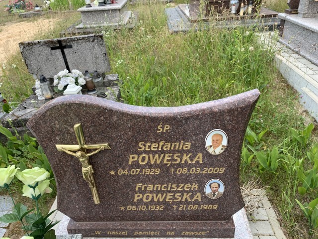 Grób Franciszek Powęska