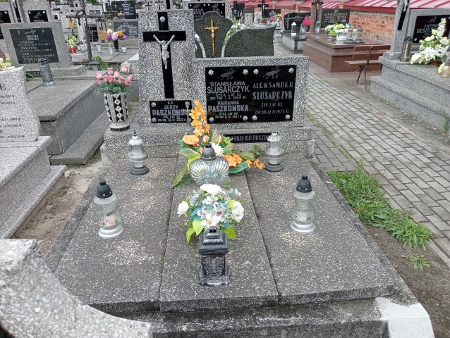 Grób Stanisława Ślusarczyk