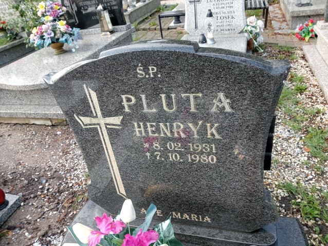 Grób Henryk Pluta