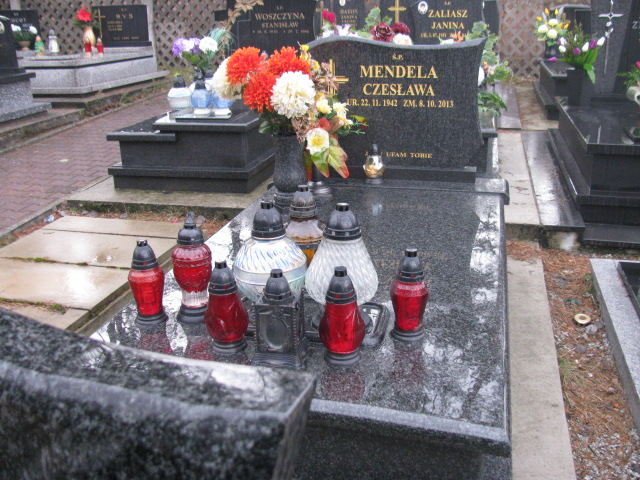 Grób Czesława Mendela
