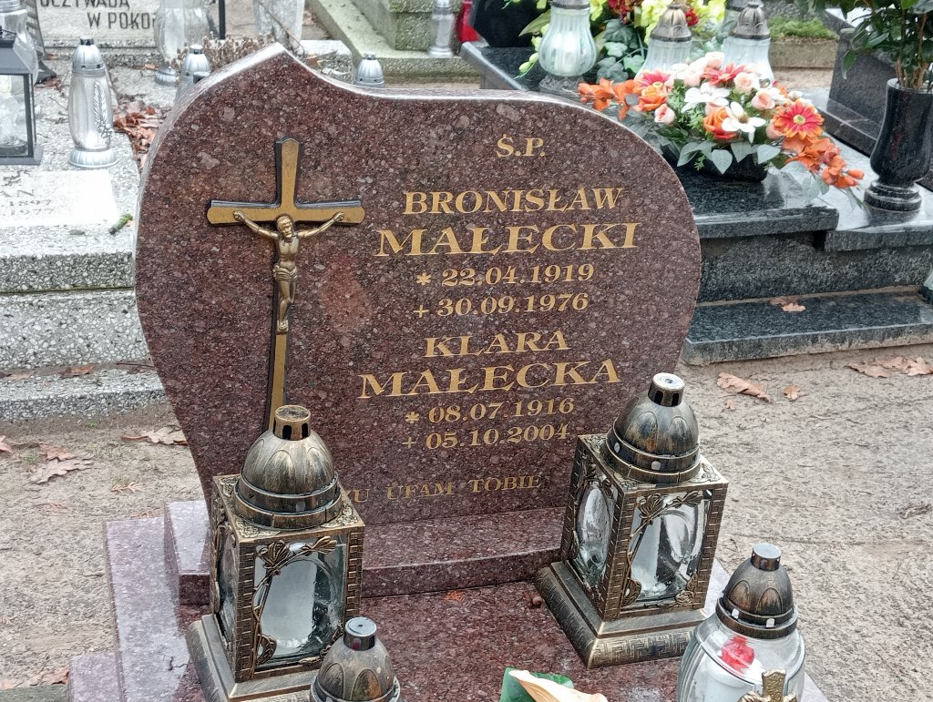Grób Klara Małecka