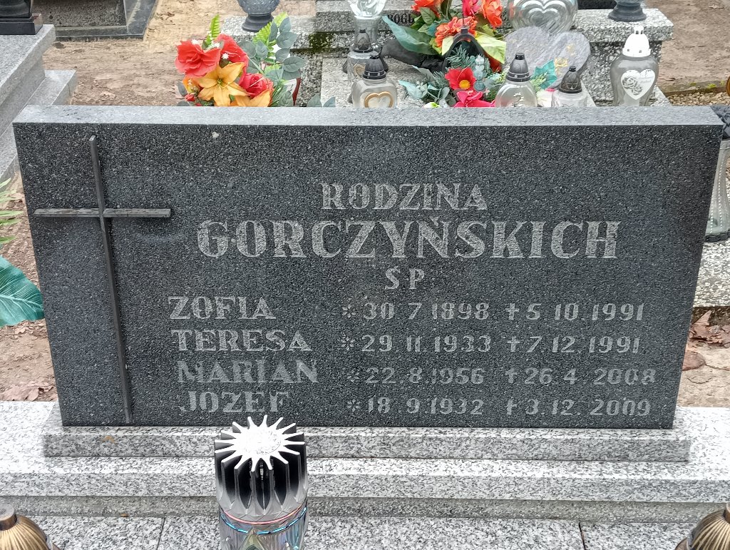 Grób Zofia Gorczyńska