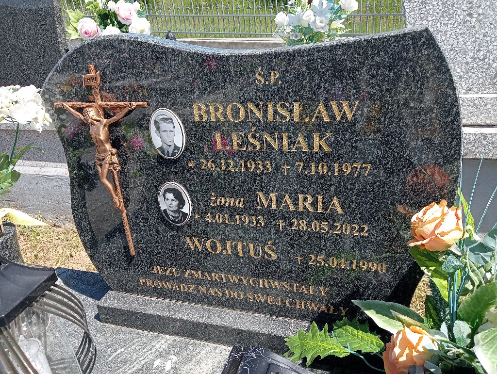 Grób Bronisław Leśniak