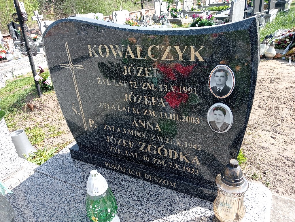 Grób Józef Zgódka