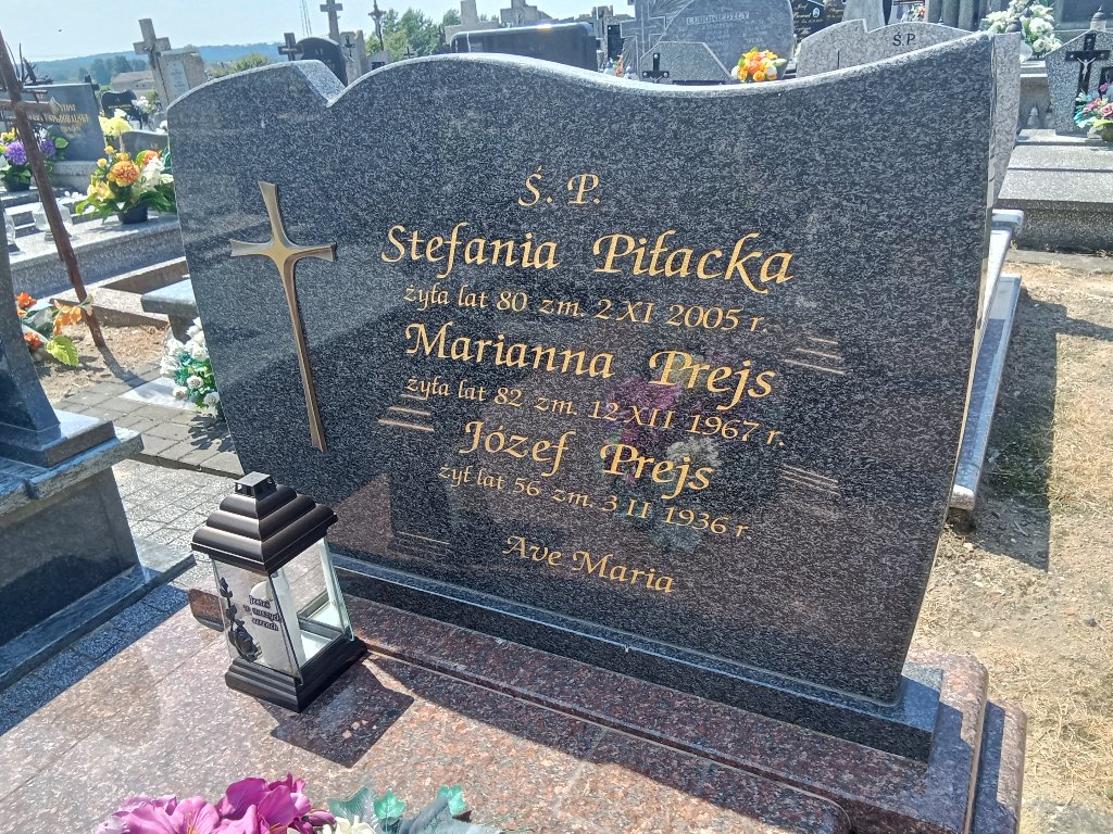Grób Marianna Prejs