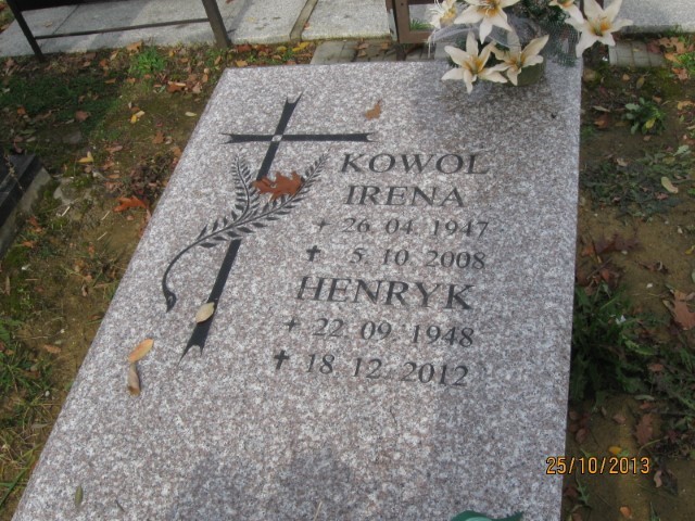 Grób Irena Kowol