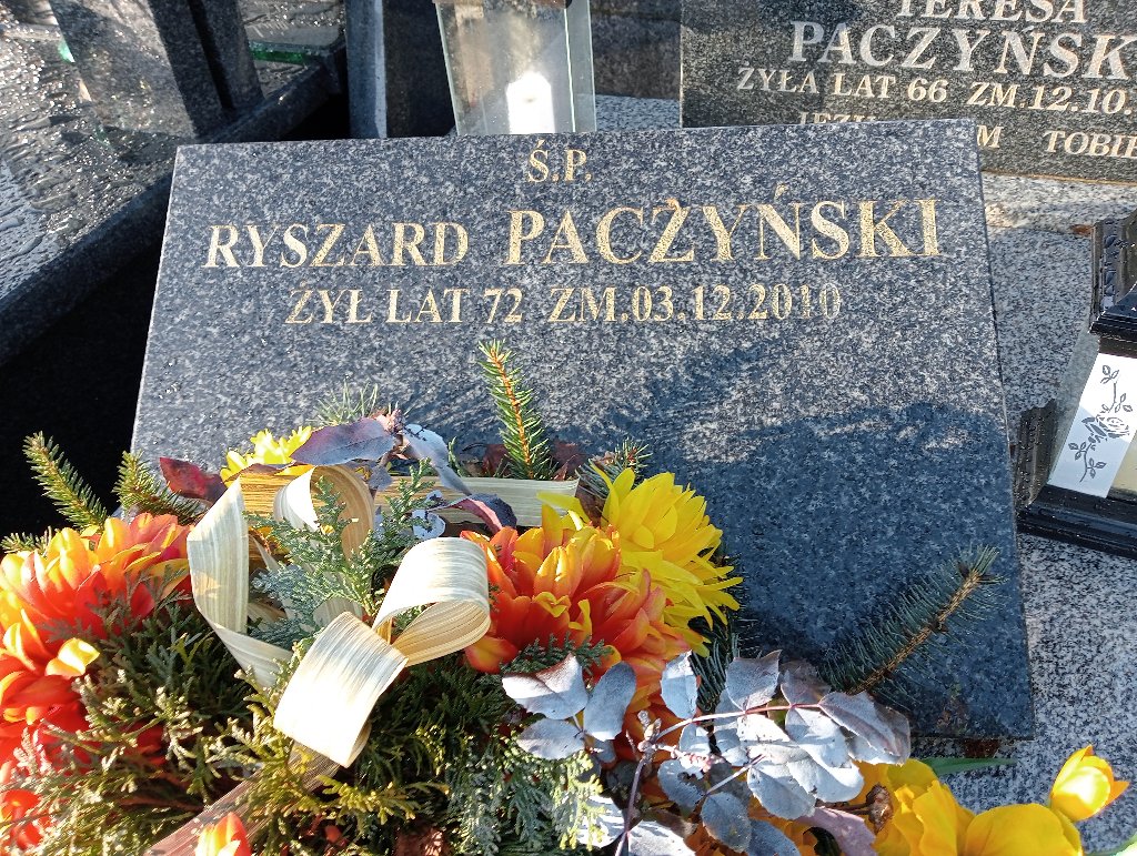 Grób Władysława Paczyńska