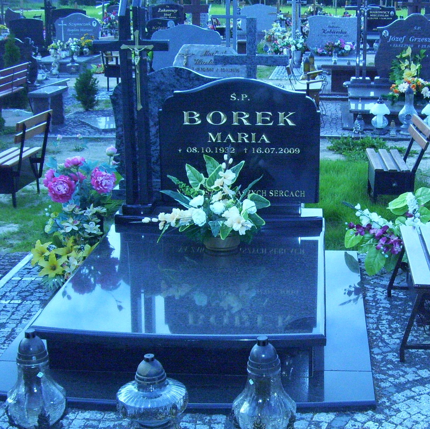 Grób Maria Borek