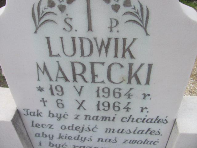 Grób Ludwik Marecki