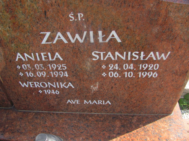Grób Stanisław Zawiły