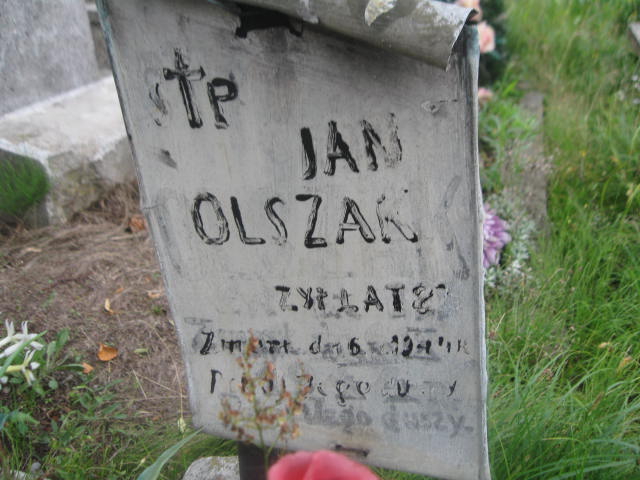 Grób Jan Olszak
