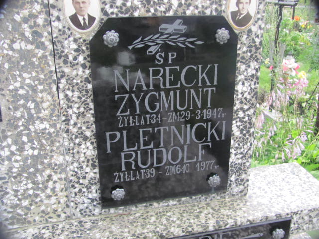 Grób Rudolf Pletnicki