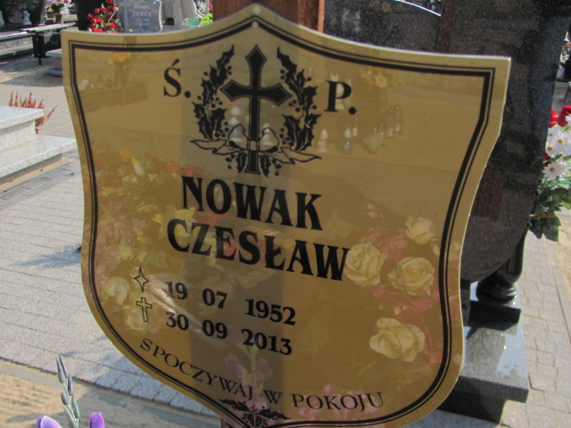 Grób Czesław Nowak
