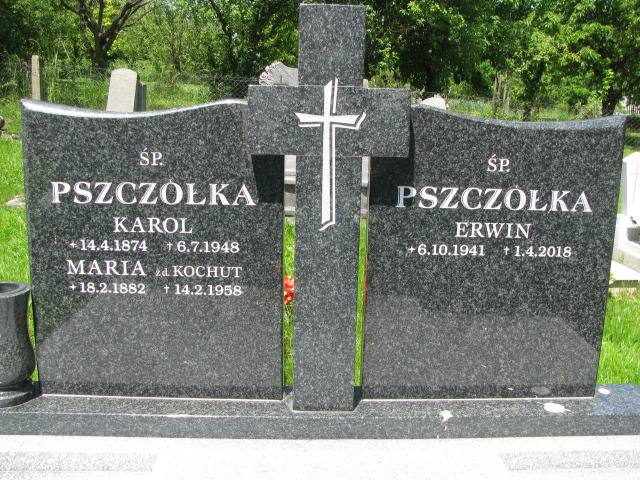 Grób Erwin Pszczółka