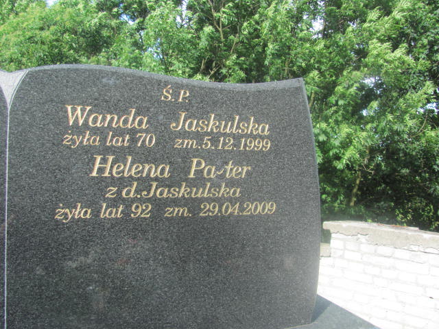 Grób Wiktoria Jaskulska