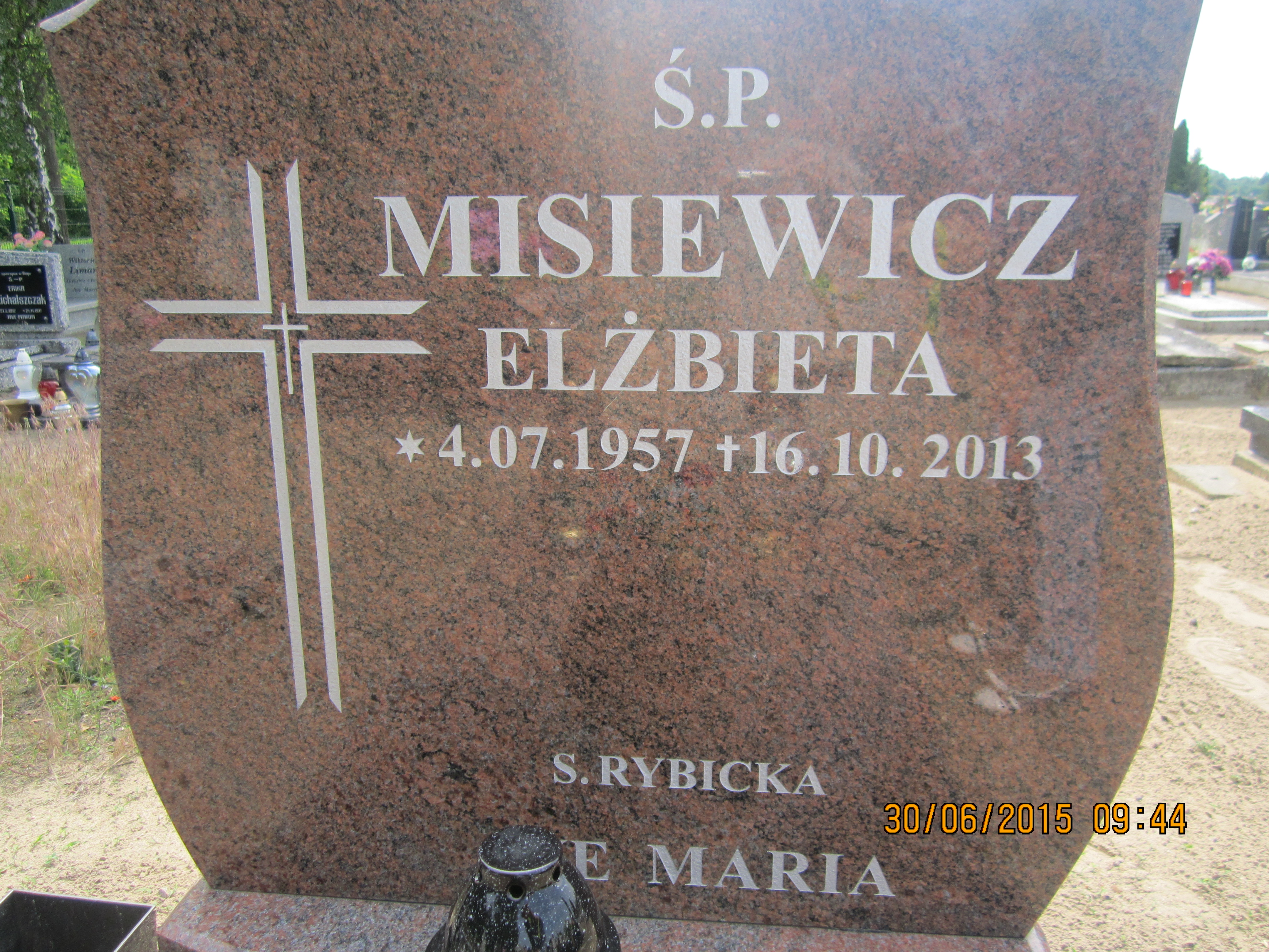 Grób Elżbieta Misiewicz