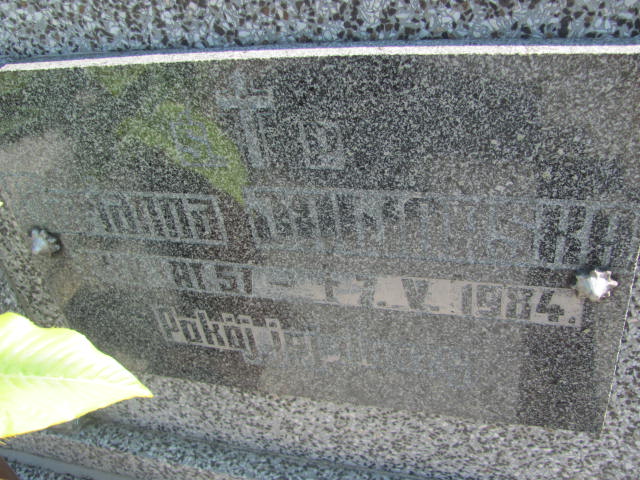 Grób Władysław Jaworski