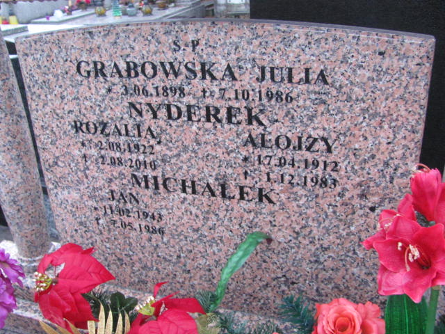 Grób Julia Grabowska