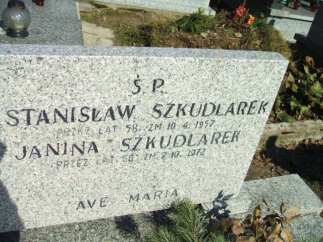 Grób Janina Szkudlarek