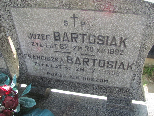 Grób Franciszka Bartosiak