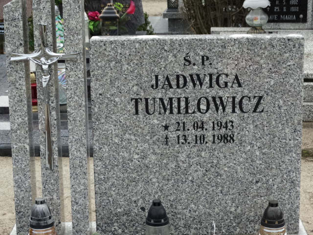 Grób Jadwiga Tumiłowicz
