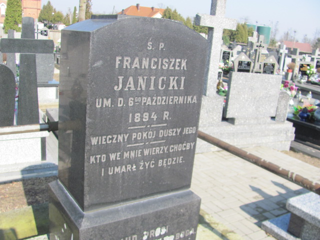 Grób Franciszek Janicki