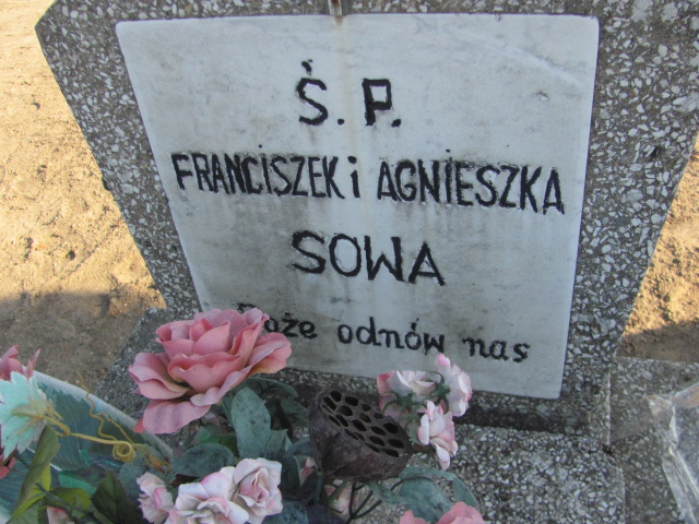 Grób Franciszek Sowa