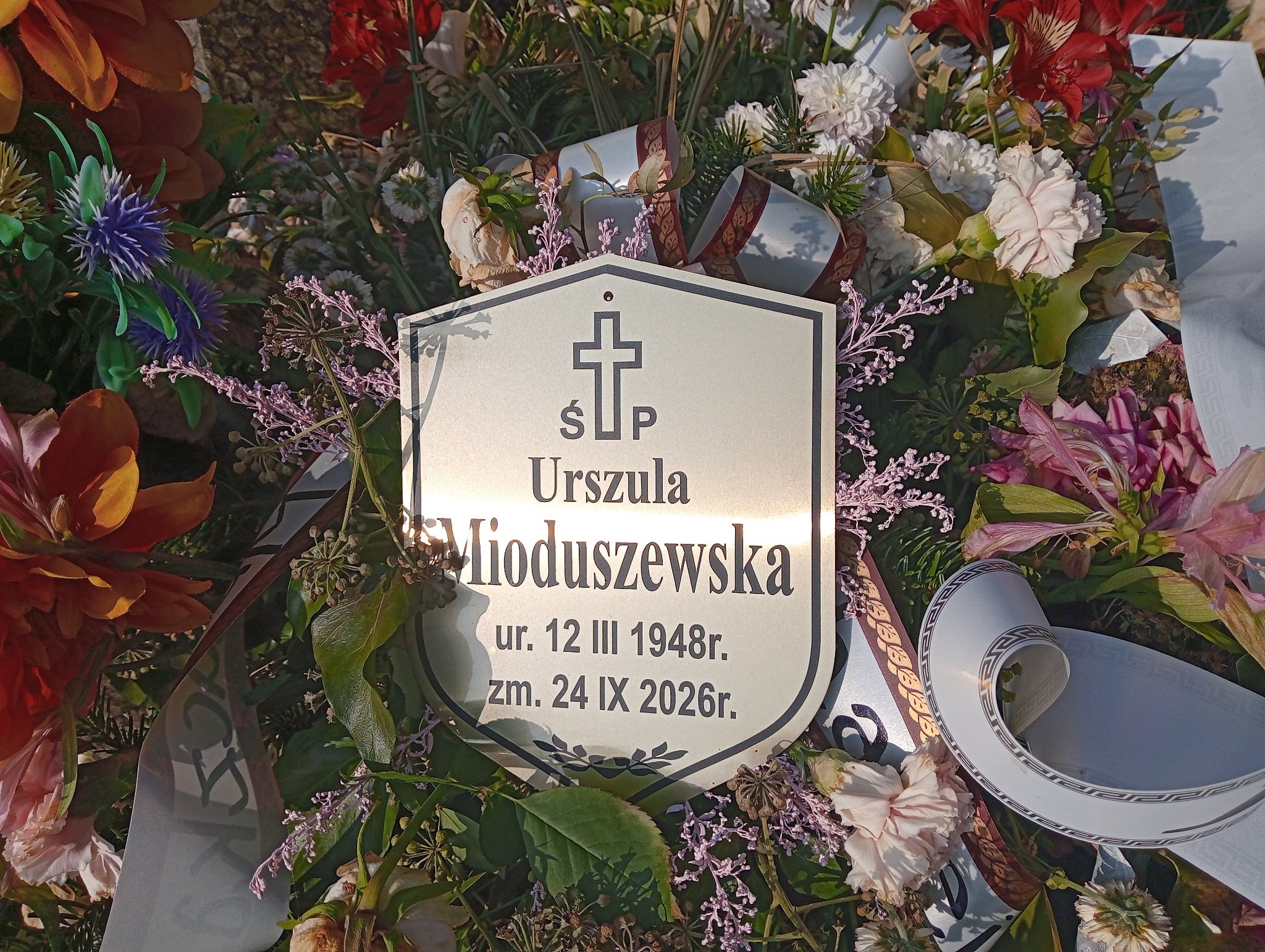 Grób Urszula Mioduszewska
