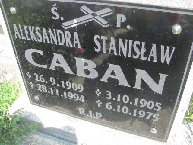 Grób Stanisław Caban