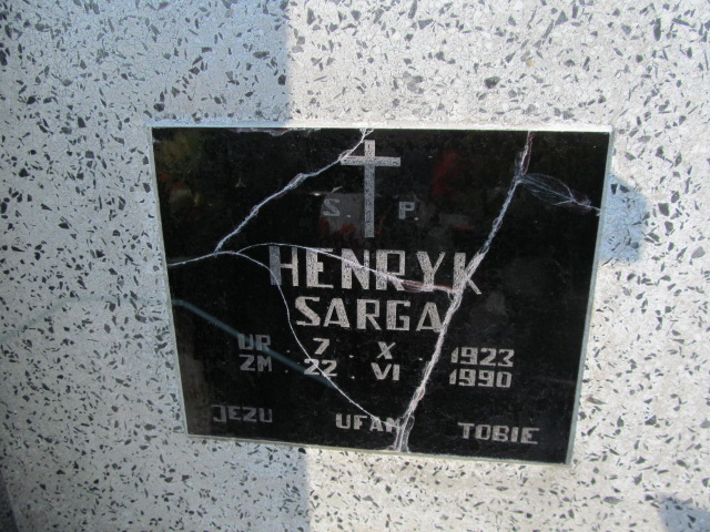 Grób Henryk Sarga