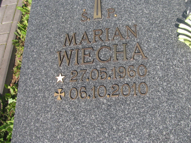 Grób Marian Wiecha