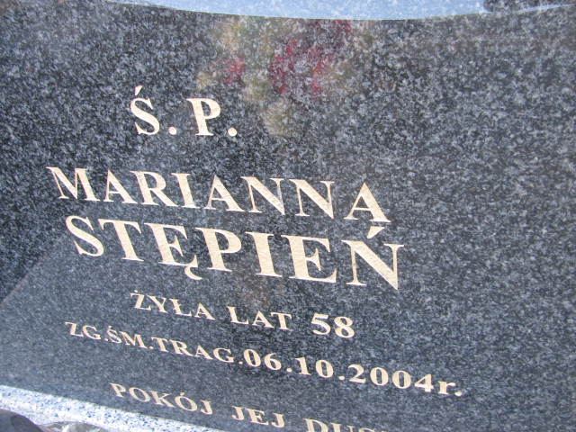Grób Marianna Stępień