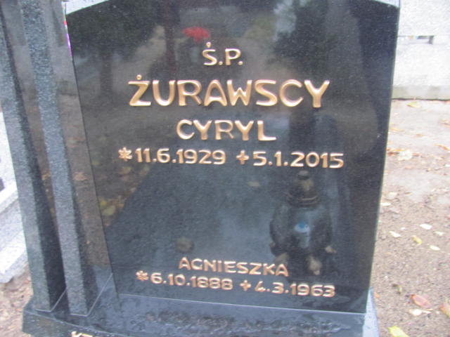 Grób Agnieszka Żurawska