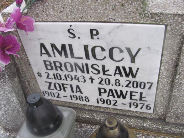 Grób Marcin Amlicki