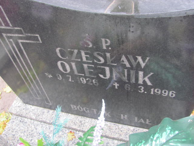 Grób Natalia Olejnik