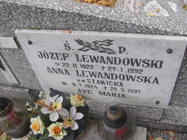 Grób Józef Lewandowski