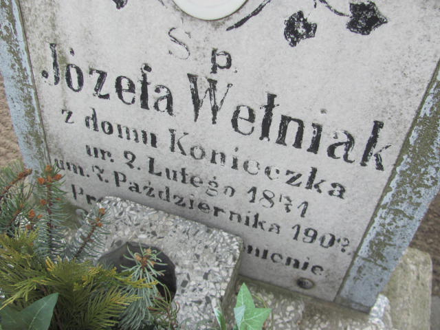 Grób Józefa Wełniak