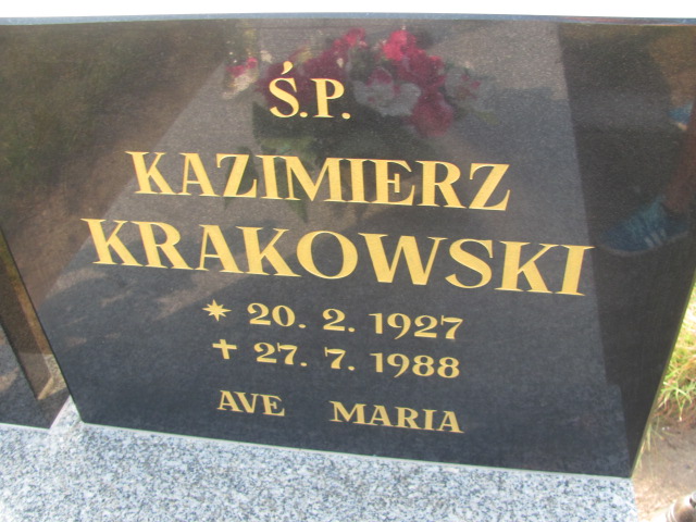 Grób Zofia Krakowska