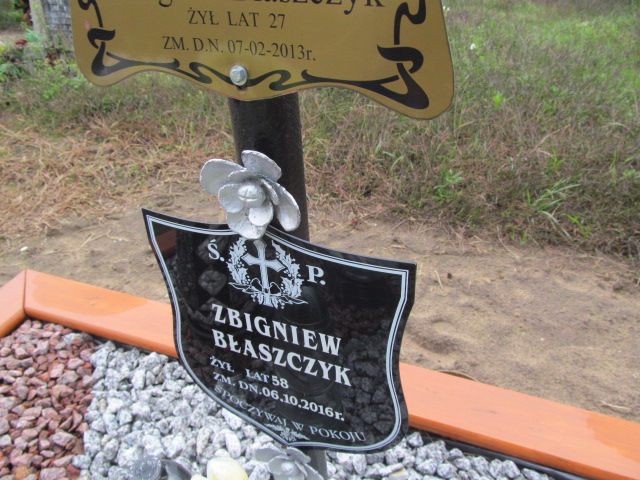 Grób Zbigniew Błaszczyk
