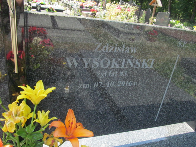 Grób Zdzisław Wysokiński