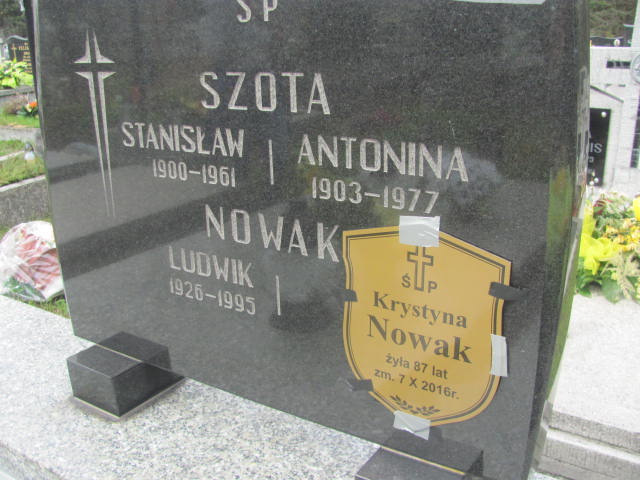 Grób KRYSTYNA NOWAK