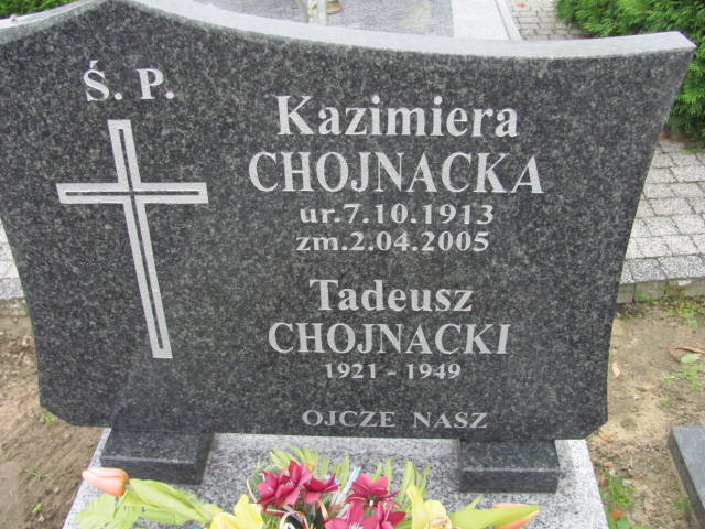 Grób Kazimiera Chojnacka
