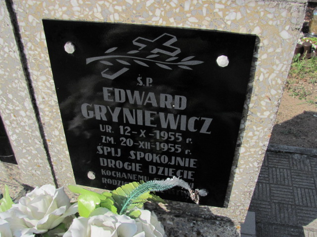 Grób Edward Gryniewicz
