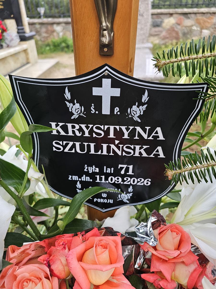 Grób Krystyna Szulińska